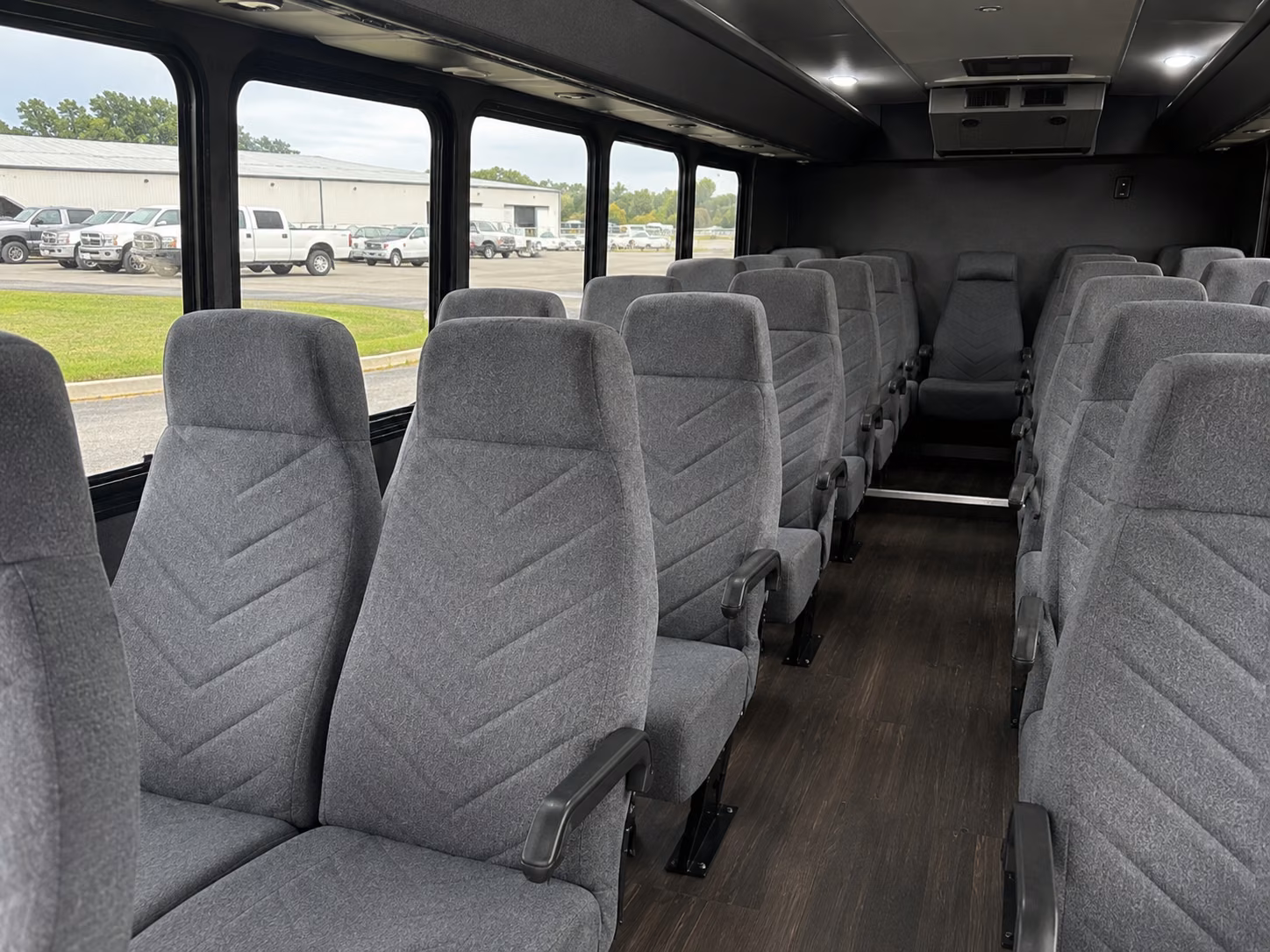 layton 15 passenger minibus inside