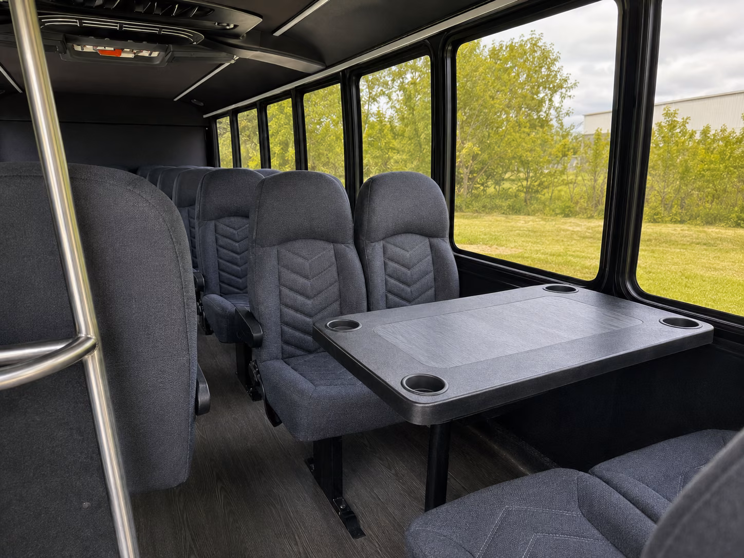 layton 15 passenger minibus interior