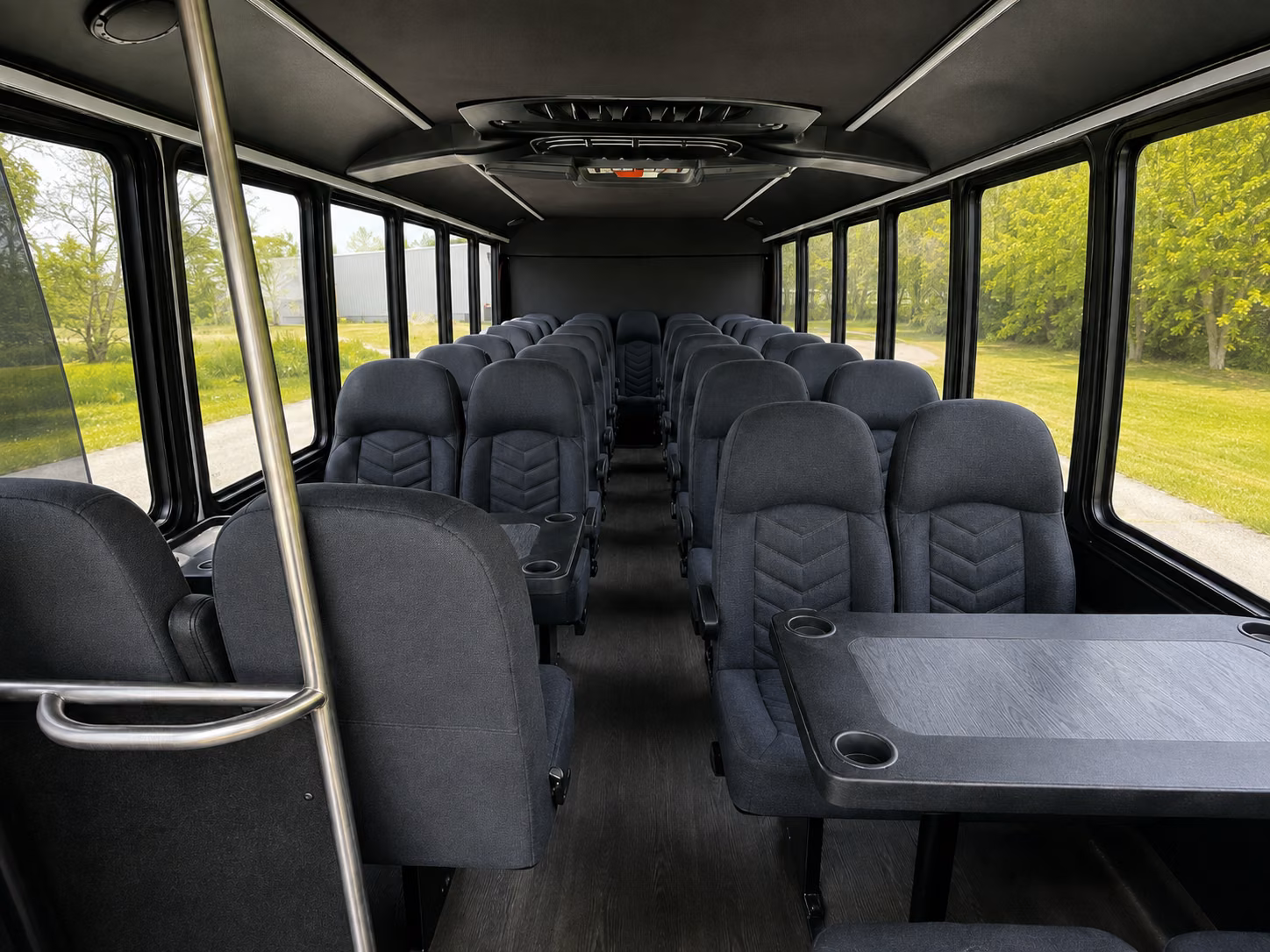 layton 20 passenger minibus interior
