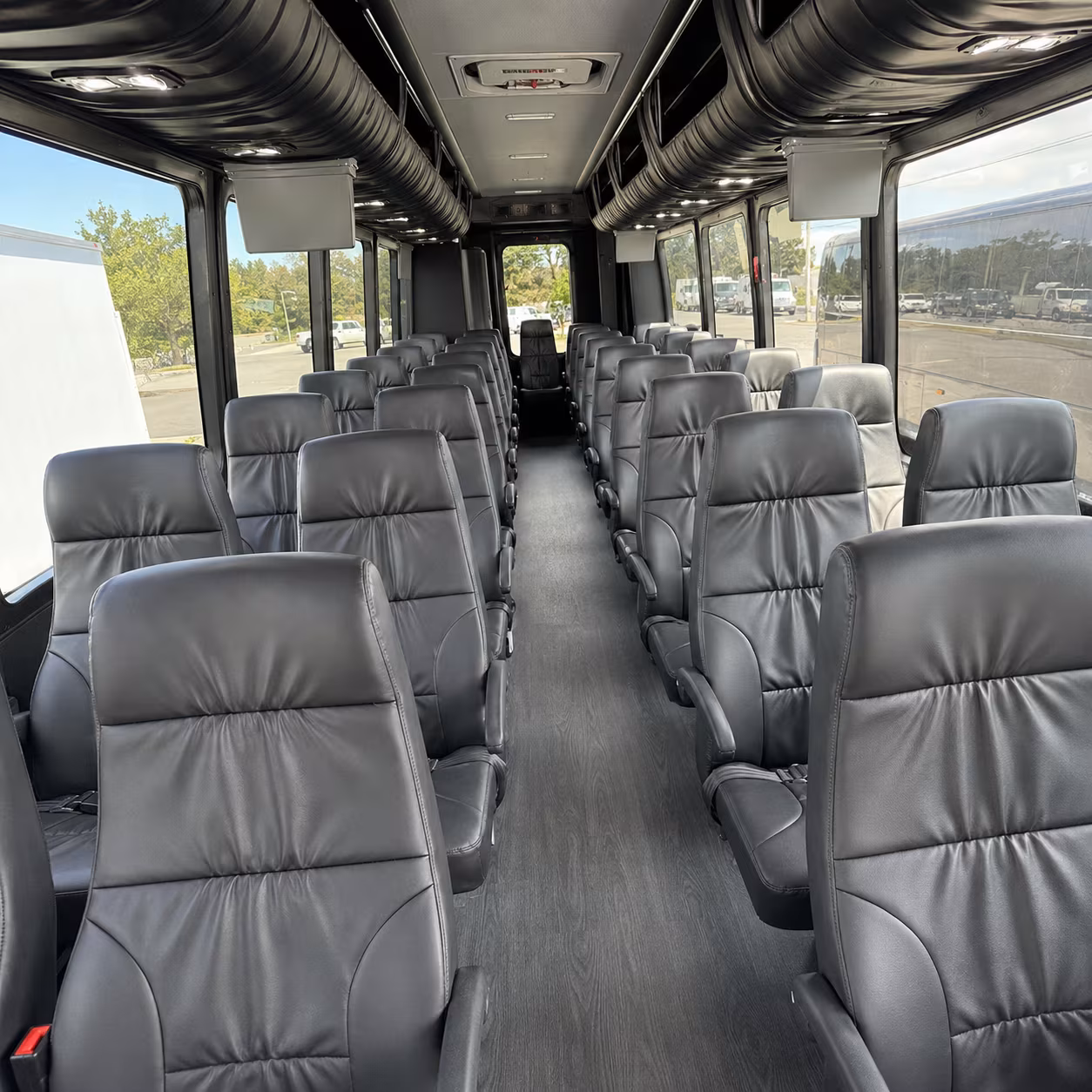 layton 28 passenger minibus inside