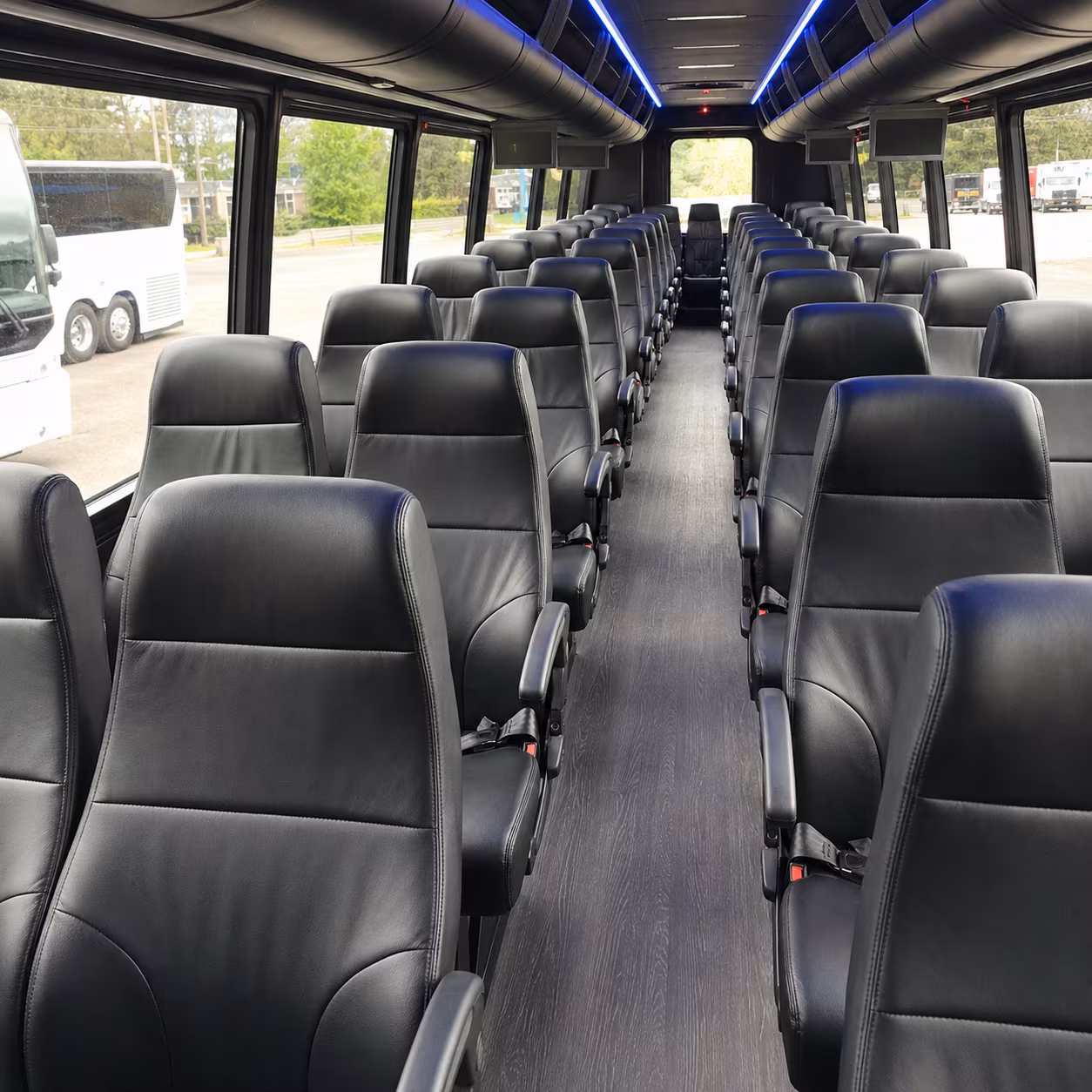 layton 35 passenger minibus inside