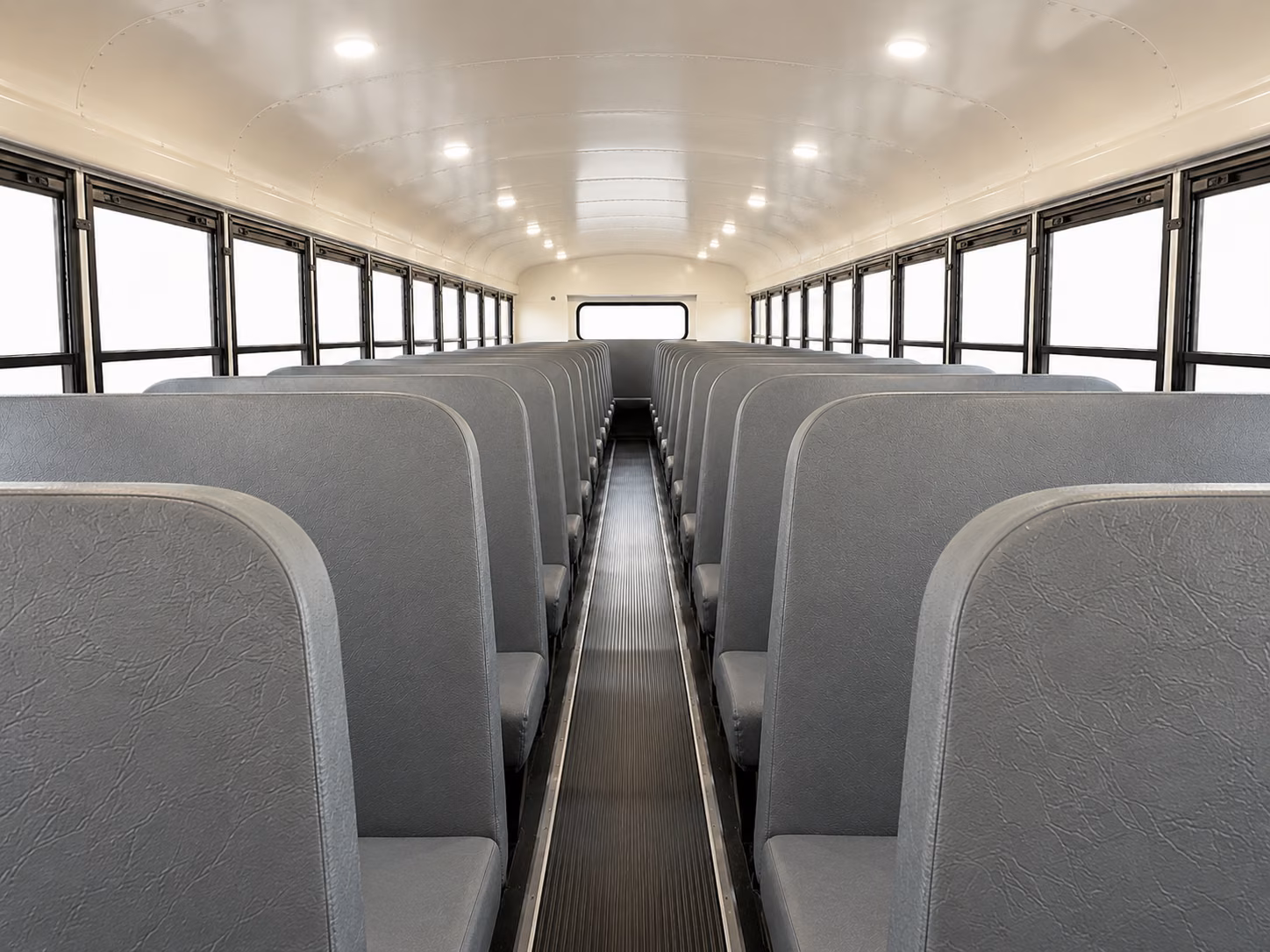 layton school bus inside