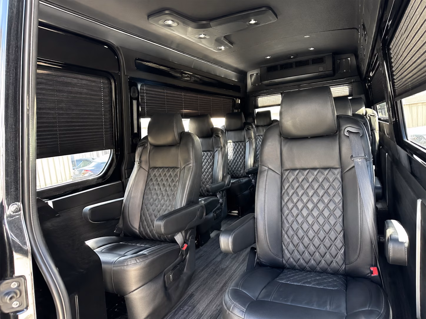 layton sprinter van with driver inside