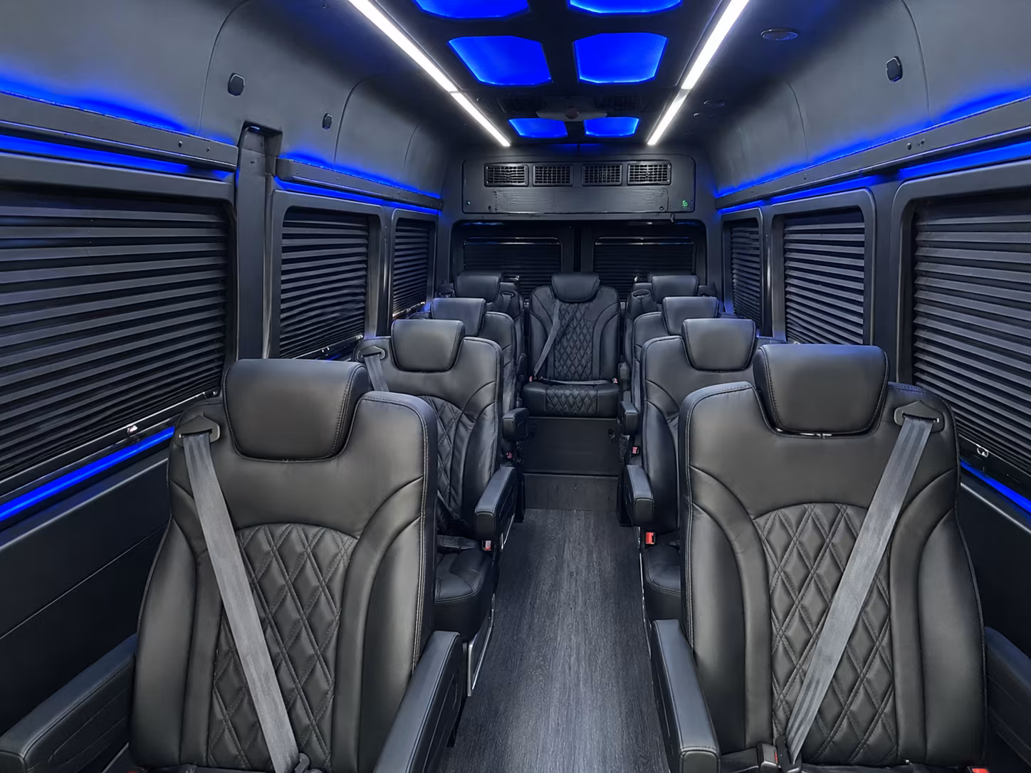 layton sprinter van with driver interior